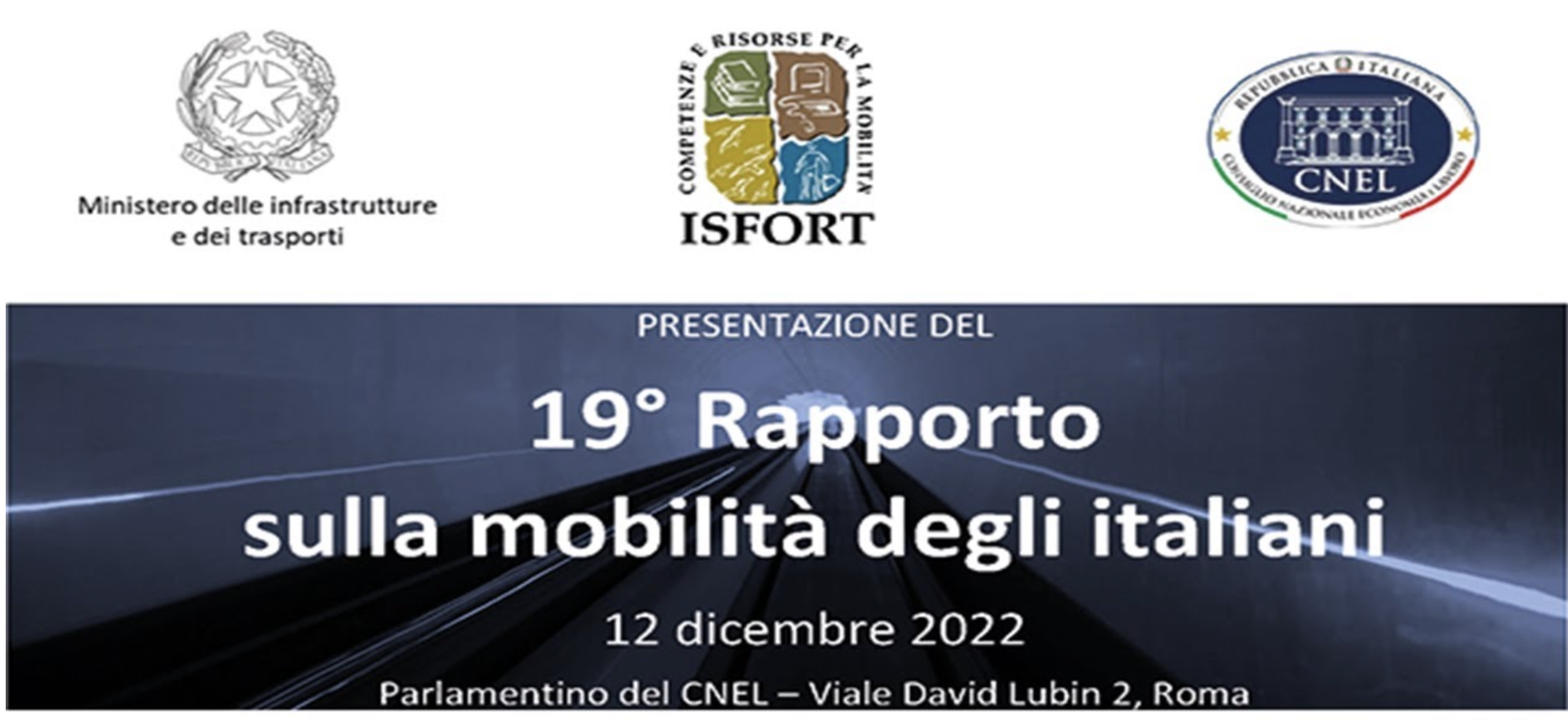 Presentazione 19° Rapporto Audimob sulla mobilità degli italiani